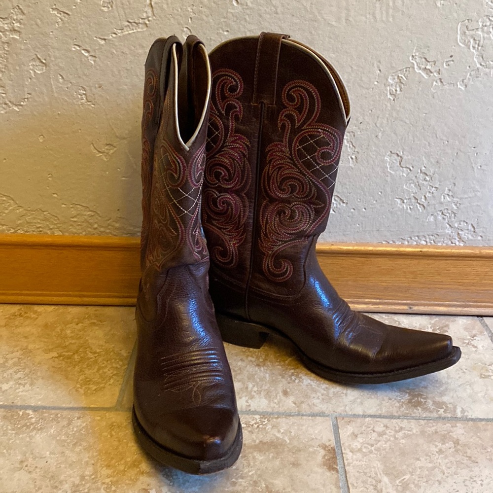 Ariat Leather Cowgirl Boots